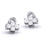 Mini Earbud Diamond Earring In Pure Gold By Dhanji Jewels