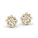 Dynamic Aura Diamond Earring In Pure Gold By Dhanji Jewels