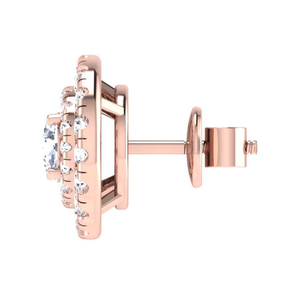 Aurora Of Love Diamond Earring In Pure Gold By Dhanji Jewels