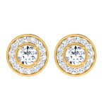 Frame Of Fame Diamond Earring In Pure Gold By Dhanji Jewels