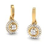 Baguette strokes Diamond Earring In Pure Gold By Dhanji Jewels