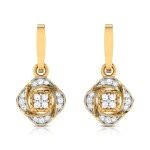 Offbeat Spin Diamond Earring In Pure Gold By Dhanji Jewels
