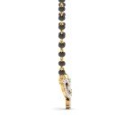 Union Of Soul Diamond Mangalsutra Pendant In Pure Gold By Dhanji Jewels