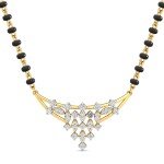 Memory Of Love Diamond Mangalsutra Pendant In Pure Gold By Dhanji Jewels