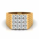 Royal Engagement Man's Diamond Ring In Pure Gold By Dhanji Jewels