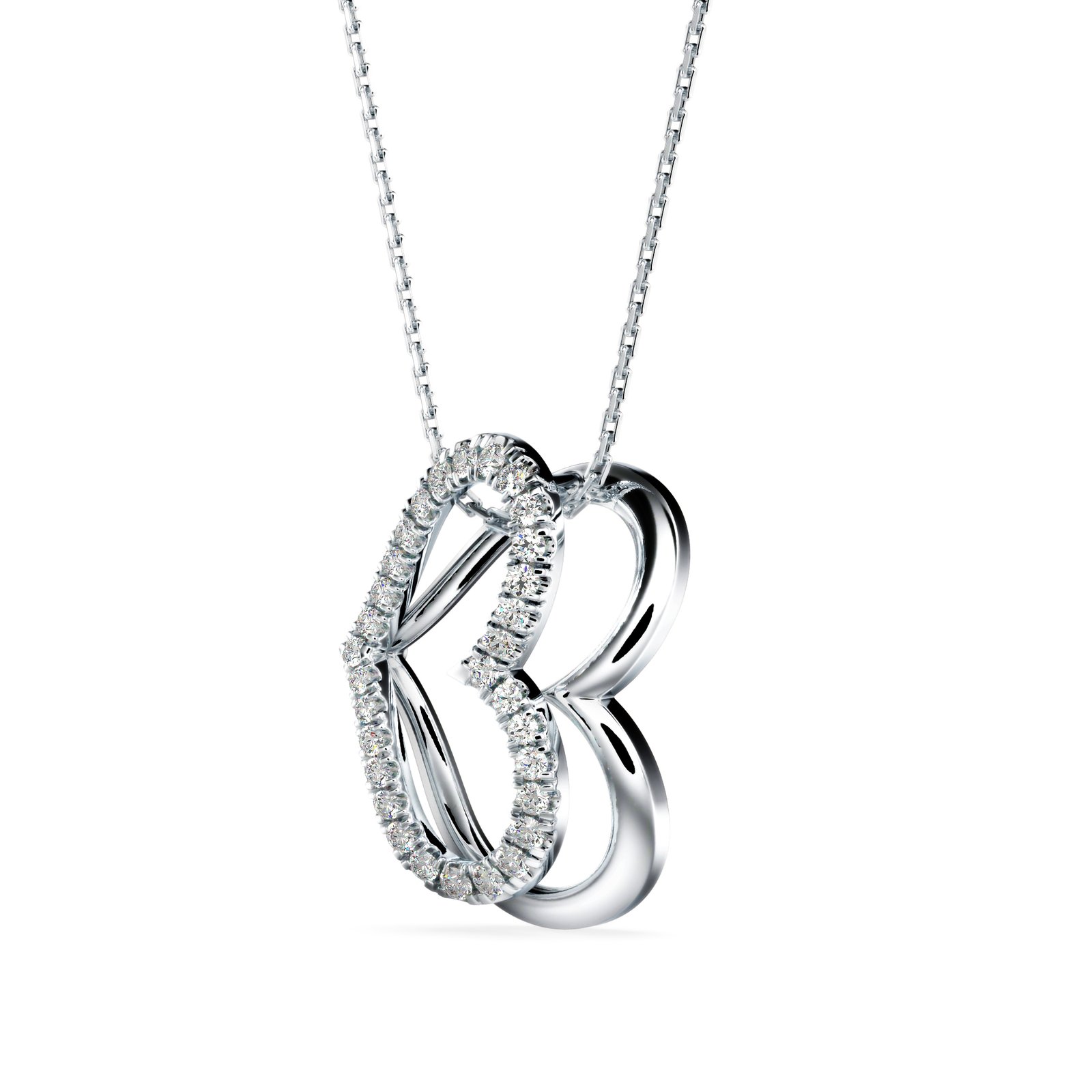 Lifelong Heart Diamond Pendant In Pure Gold By Dhanji Jewels