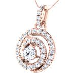 Endless Desire Diamond Pendant In Pure Gold By Dhanji Jewels