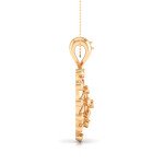Love Web Diamond Pendant In Pure Gold By Dhanji Jewels