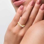 Limitless love Diamond Ring In Pure Gold By Dhanji Jewels