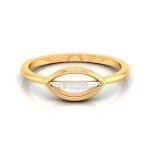 Wide Stare Diamond Ring In Pure Gold By Dhanji Jewels