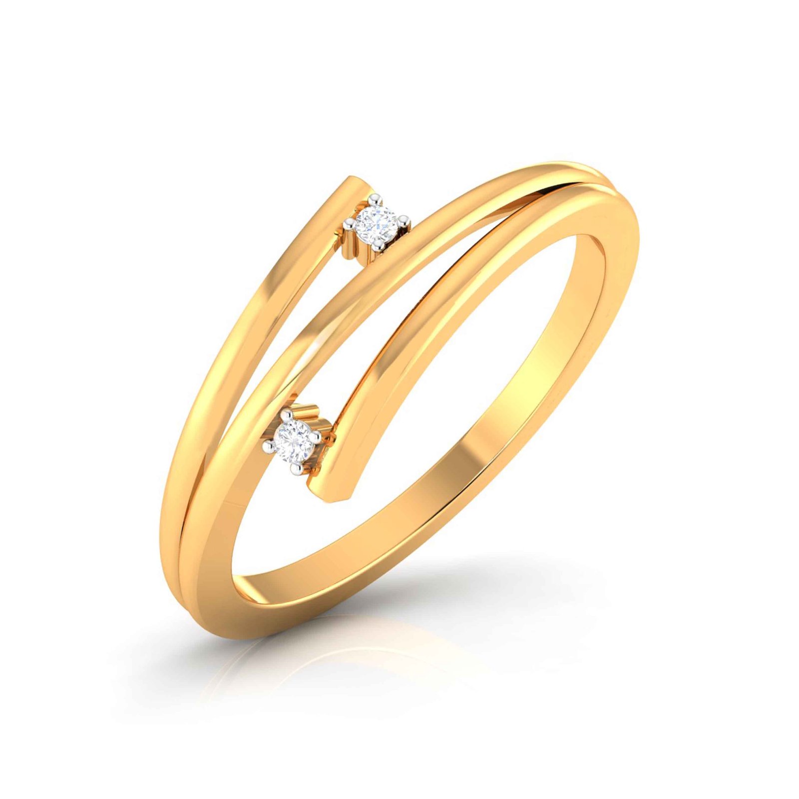 Now And Always Diamond Ring In Pure Gold By Dhanji Jewels