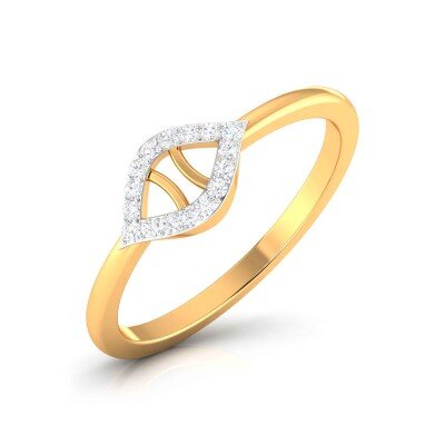 Gracious Lady Diamond Ring In Pure Gold By Dhanji Jewels