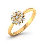 Spirit Of Love Diamond Ring In pure Gold By Dhanji Jewels