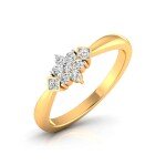 Fashionable As Always Diamond Ring In Pure Gold By Dhanji Jewels
