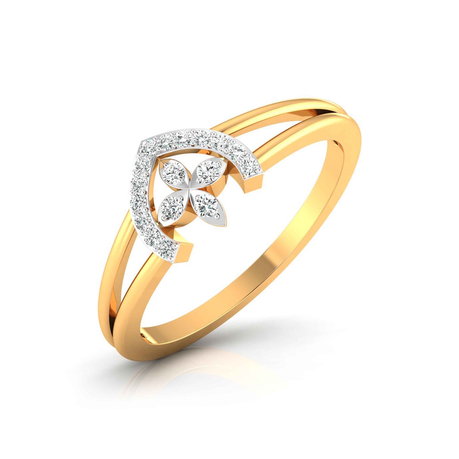 Aura Of Beauty Diamond Ring In Pure Gold By Dhanji Jewels