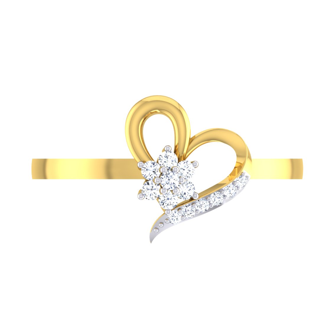 Love Erithia Diamond Ring In Pure Gold By Dhanji Jewels