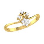 Remarkable Love Diamond Ring In Pure Gold By Dhanji Jewels