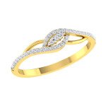 Radiant Love Diamond Ring In Pure Gold By Dhanji Jewels