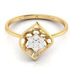 Carefree Love Diamond Ring In Pure Gold By Dhanji Jewels