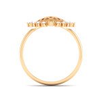 Cage Of Heart Diamond Ring In Pure Gold By Dhanji Jewels